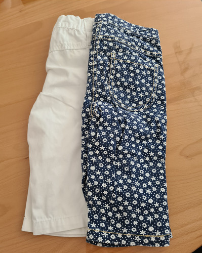 Mädchen jeans knielang - 2, mädchen-jeans,
